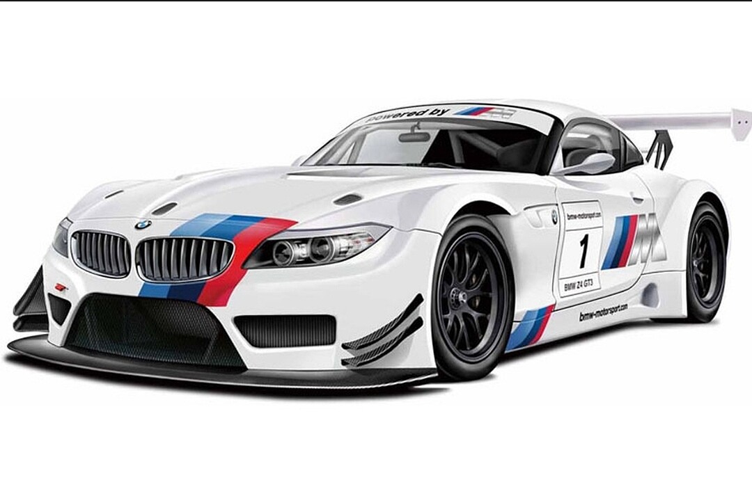 2012 BMW Z4 GT3 Race Car -- Plastic Model Car Vehicle Kit -- 1/24 Scale ...