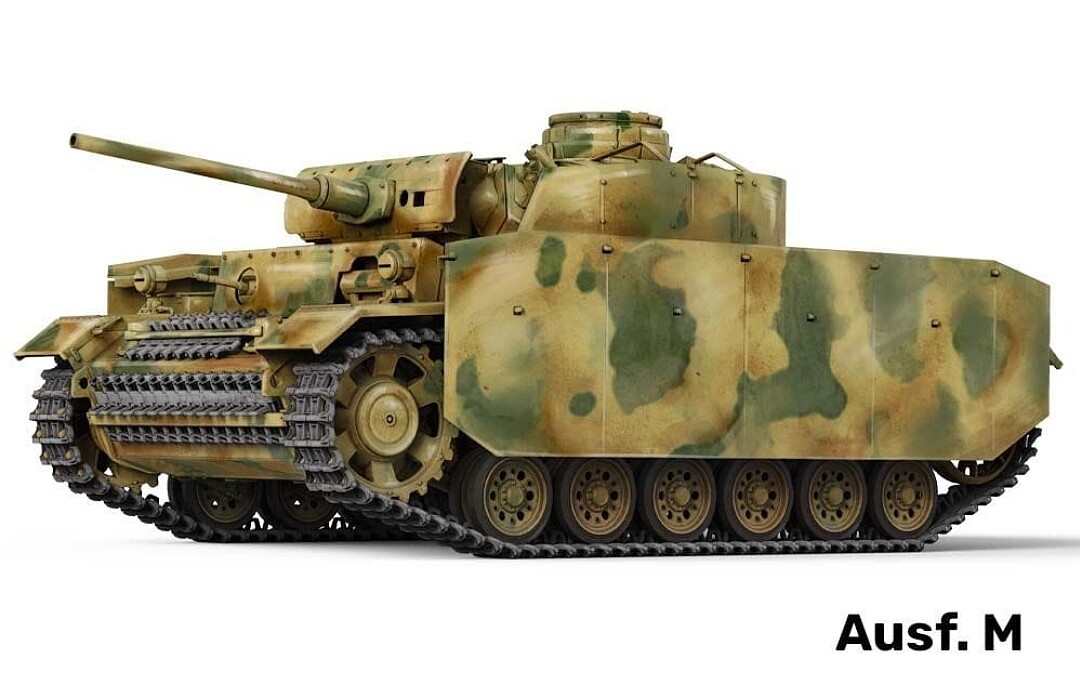 PzKpfw III Ausf J/L/M Tank Plastic Model Tank Kit 1/16 Scale