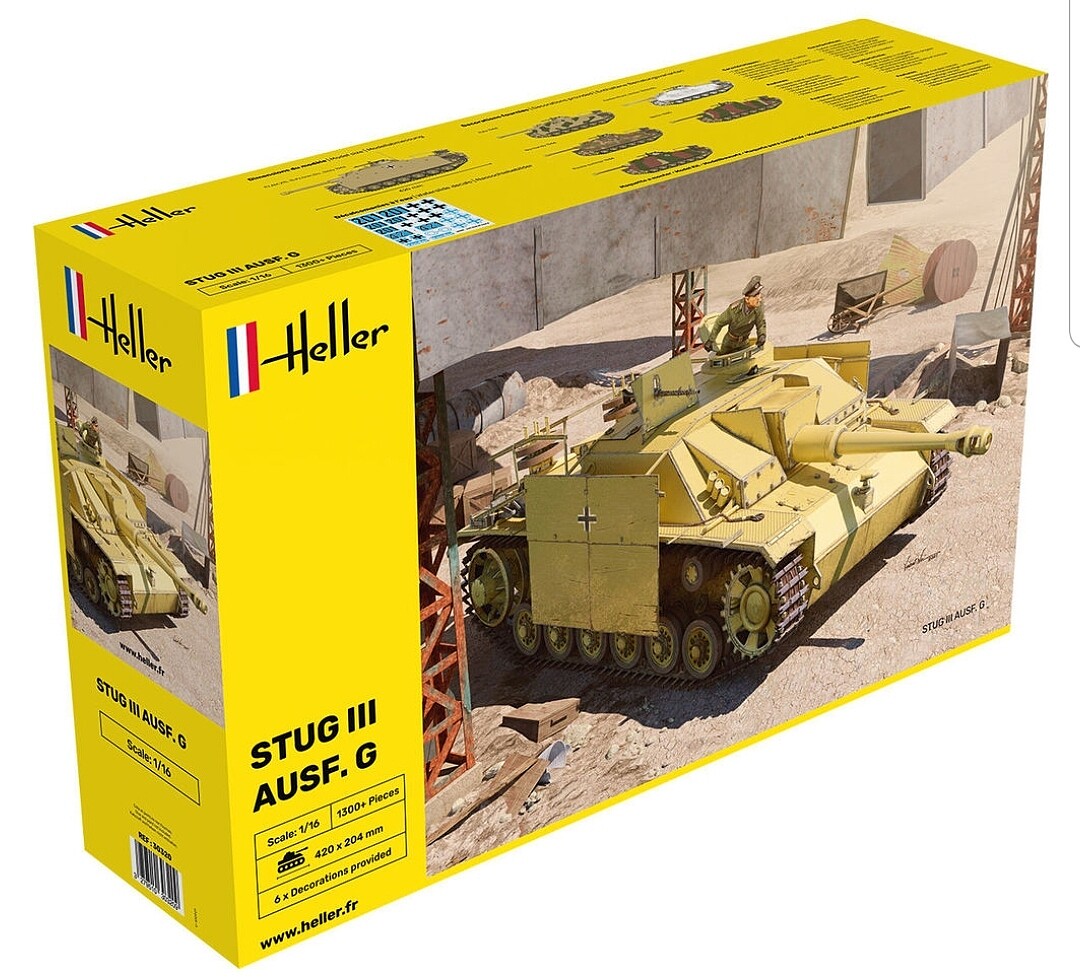 Gallery Pictures Heller StuG III Ausf G German Tank w/Armor Side Skirts