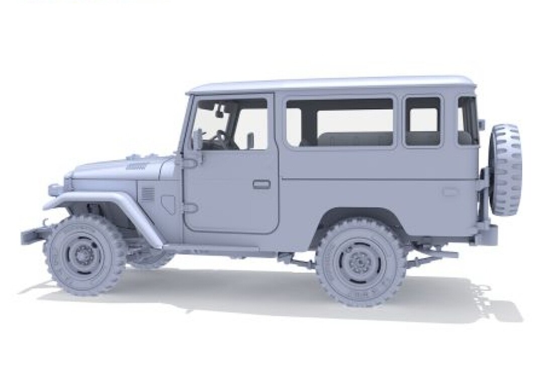 FJ43 SUV w/Hardtop -- Plastic Model Military Vehicle Kit -- 1/35 Scale ...