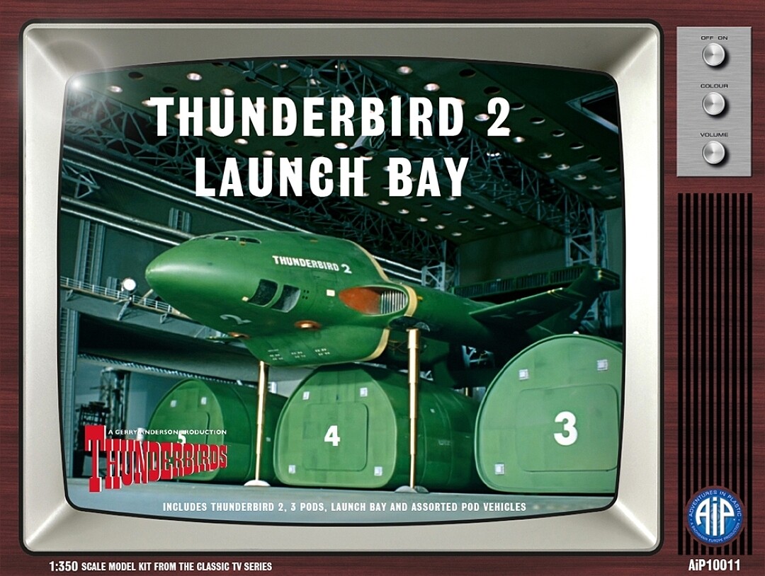 Bachmann THUNDERBIRD 2 LAUNCH BAY Plastic Model Diorama Kit 1/350