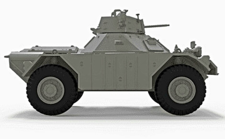 Ferret Mk 2 Scout Car Plastic Model Military Vehicle Kit 1/35 Scale 1379 pictures by