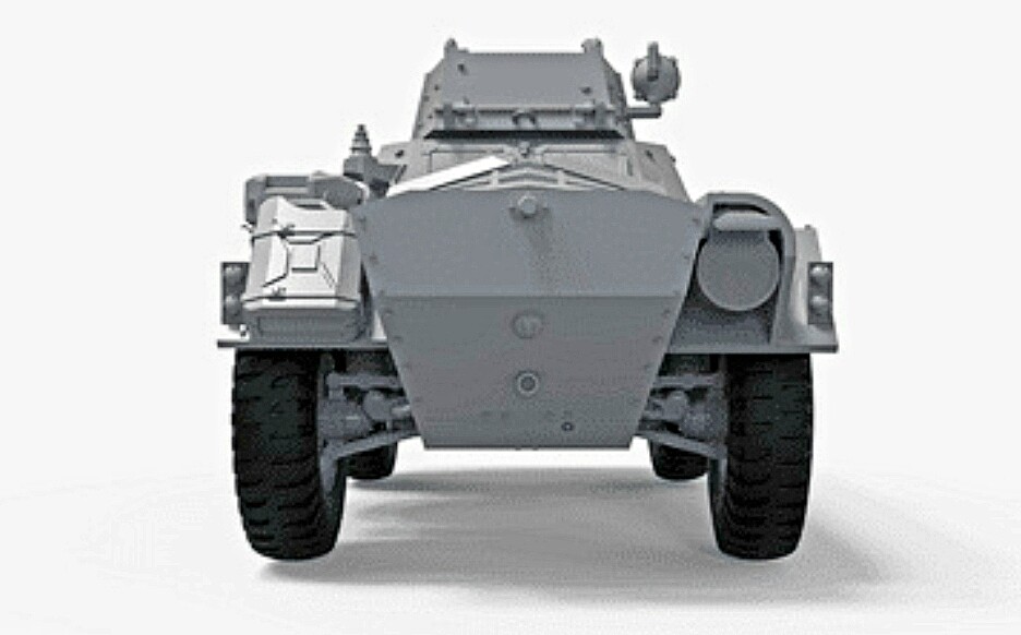 Ferret Mk 2 Scout Car Plastic Model Military Vehicle Kit 1/35 Scale 1379 pictures by