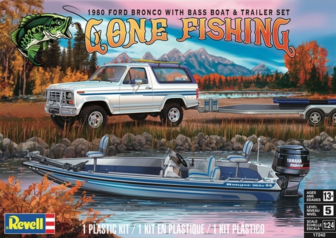 Gallery Pictures Revell-Monogram Gone Fishing 1980 Ford Bronco w/Bass ...