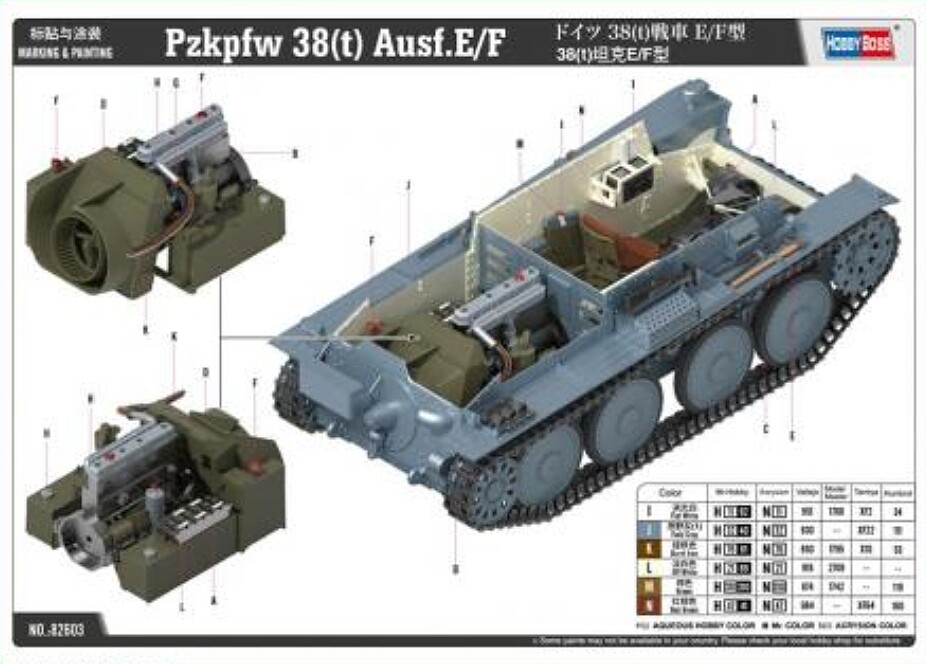 Pzkpfw 38t Ausf.E/F German Tank Pictures