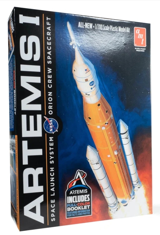 NASA Artemis-1 Rocket -- Plastic Model Rocket Kit -- 1/200 Scale ...