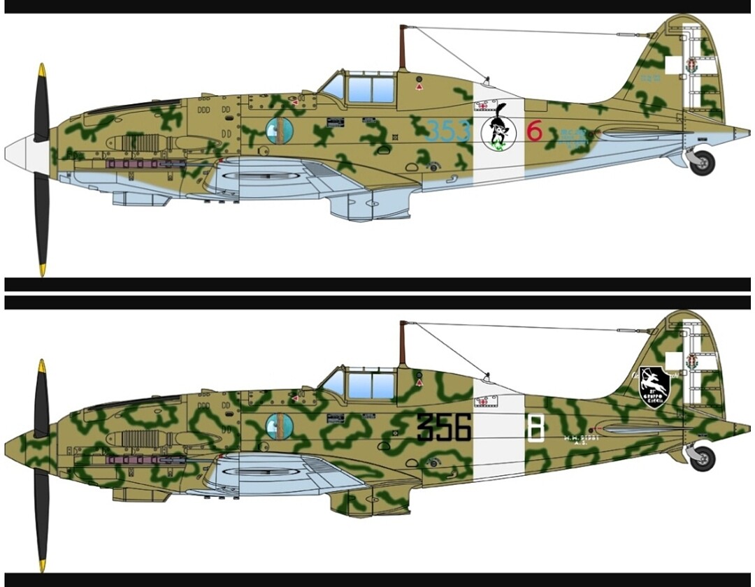 Macchi M.C. 202 Folgore -- Plastic Model Airplane Kit -- 1/32 Scale ...