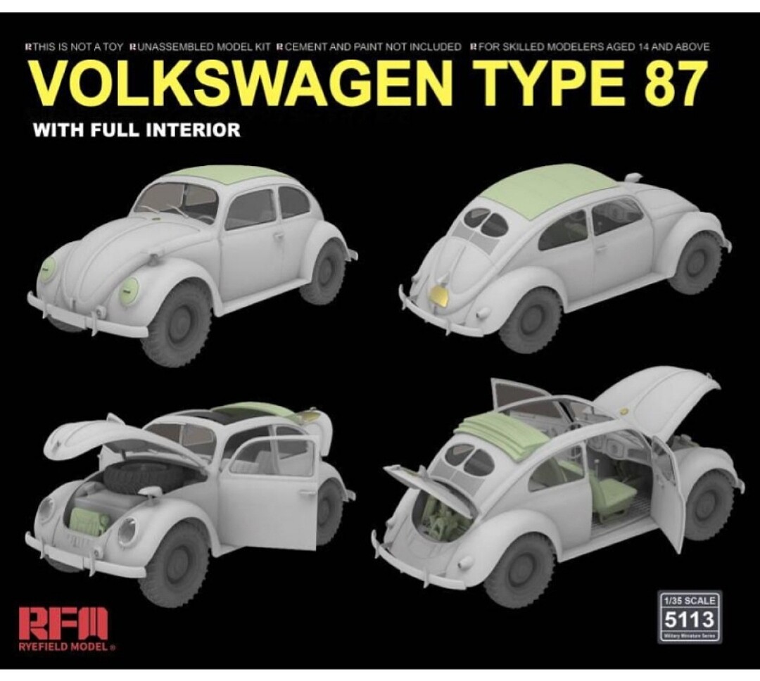 Volkswagen Type 87 w/ Full Interior Pictures