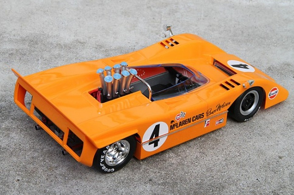 1968 McLaren M8 -- Plastic Model Car Kit -- 1/18 Scale -- #10008 ...