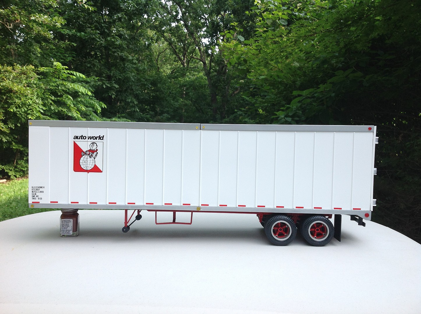 AMT Big Rig Semi Trailer Plastic Model Trailer Kit 1/25 Scale #1164