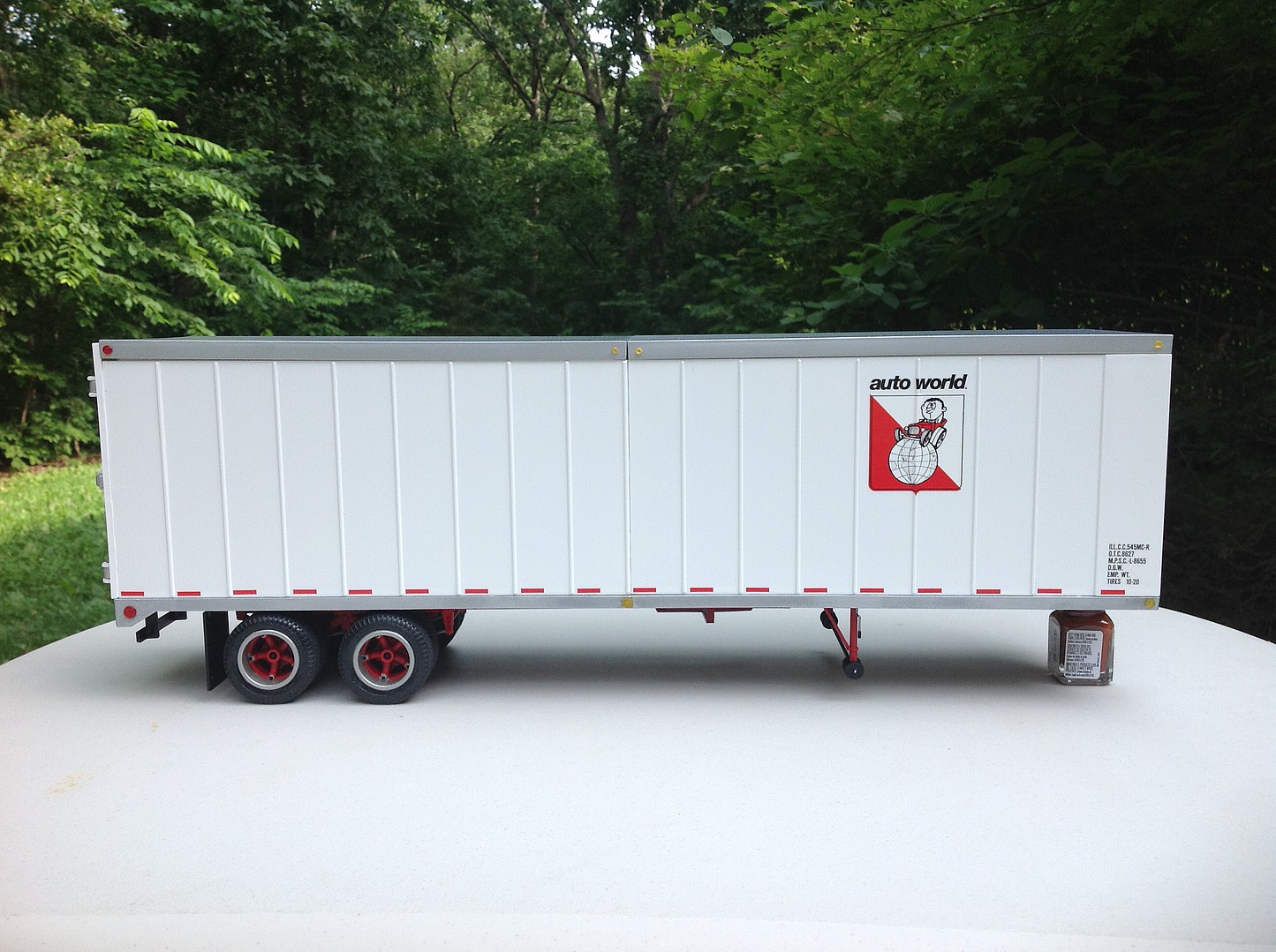 AMT Big Rig Semi Trailer Plastic Model Trailer Kit 1/25 Scale #1164