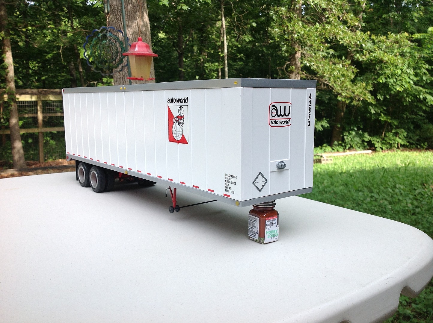 AMT Big Rig Semi Trailer Plastic Model Trailer Kit 1/25 Scale #1164