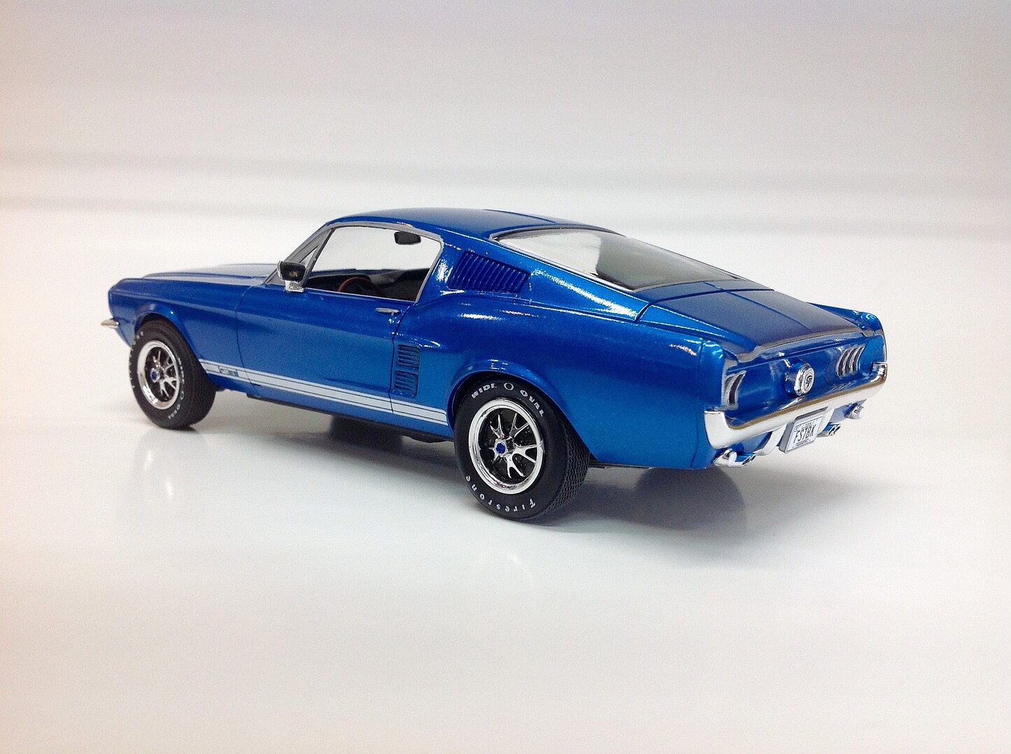 1967 Ford Mustang GT Fastback -- Plastic Model Car Vehicle Kit -- 1/25 ...