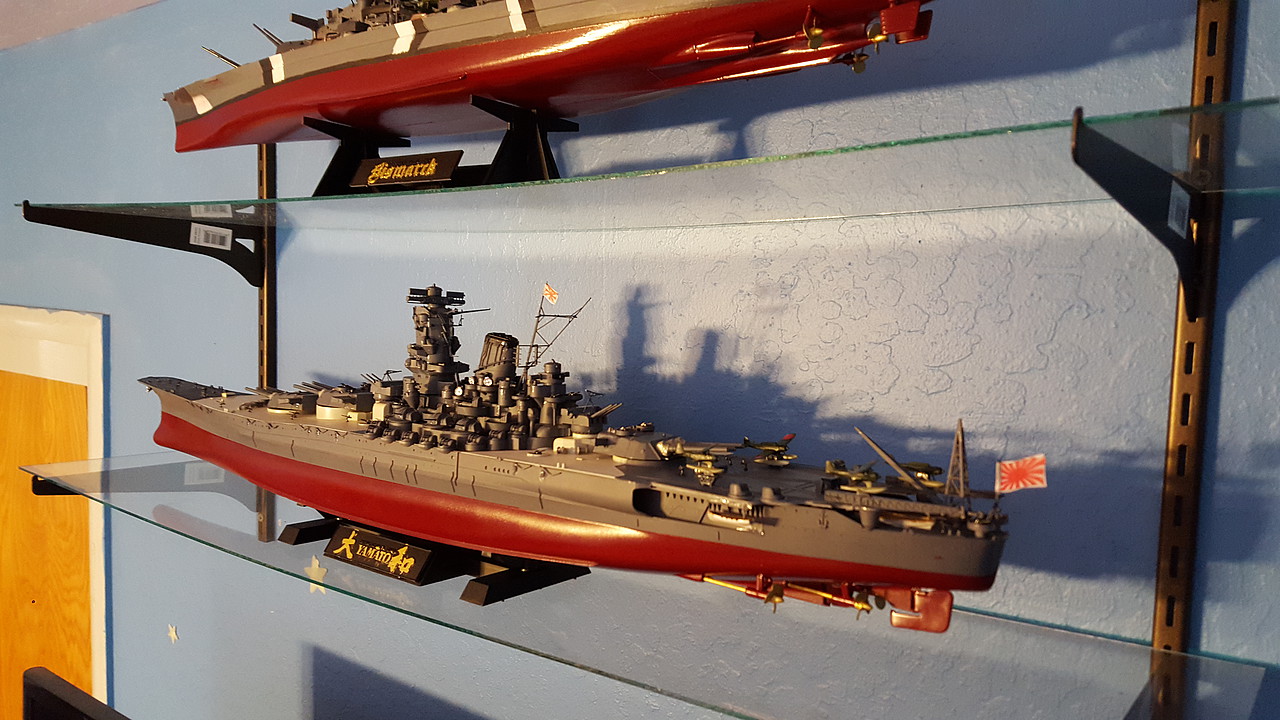 Japanese Yamato Battleship Boat -- Plastic Model Military Ship Kit -- 1 ...