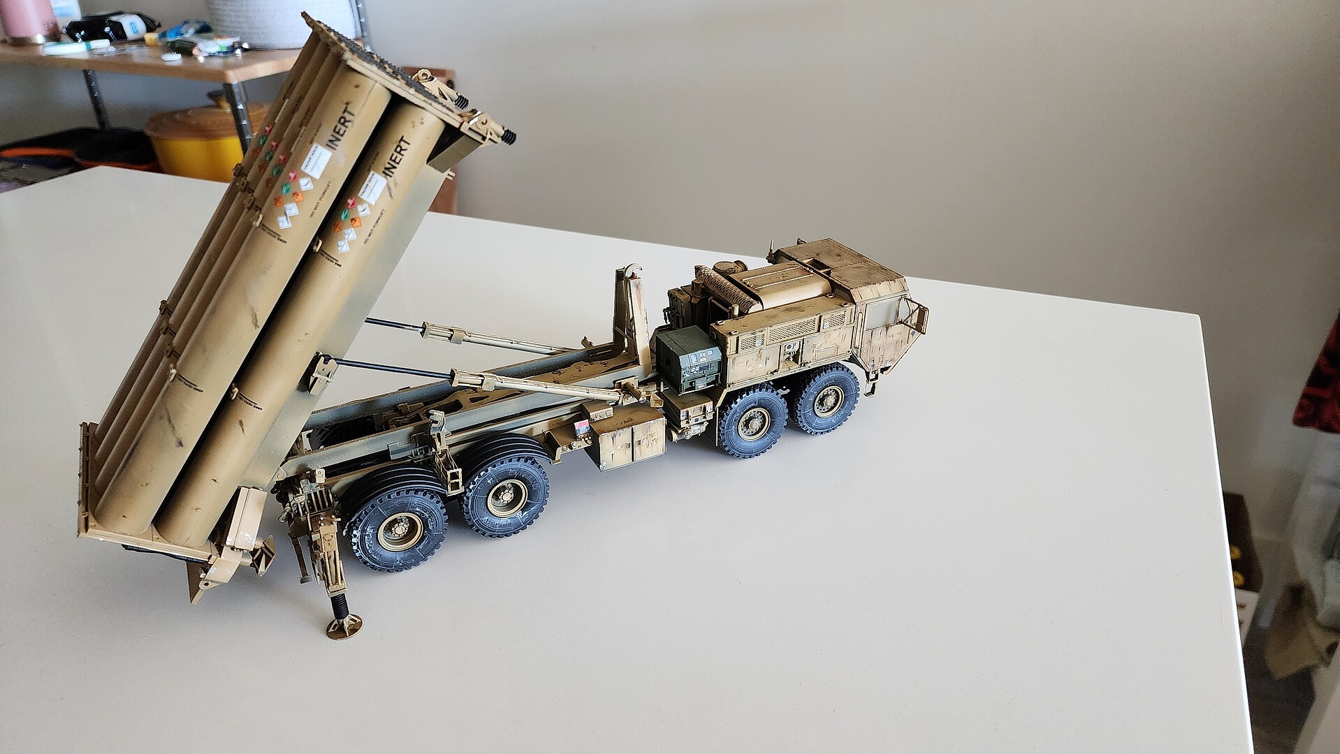 US Terminal High Altitude Area Missile System Plastic Model Military