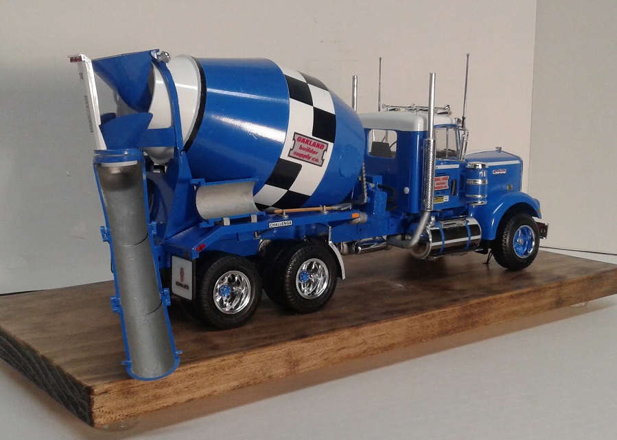 AMT 1215 1/25 Scale Kenworth Challenge Cement Mixer Truck Kit for sale online 