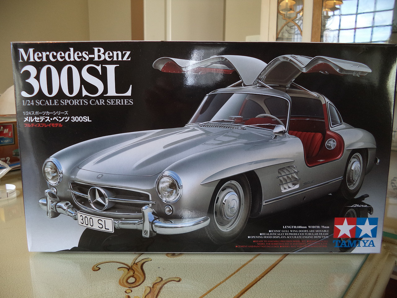 Mercedes-Benz 300SL -- Plastic Model Car Kit -- 1/24 Scale -- #24338 ...