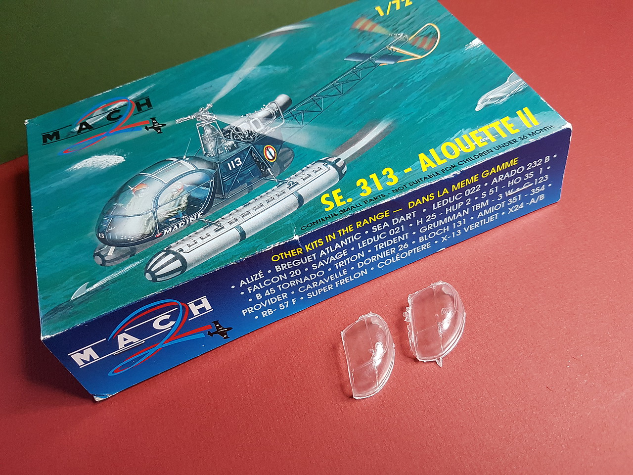 SE313 Alouette II Helicopter Plastic Model Helicopter Kit 1/72 Scale 25 pictures by