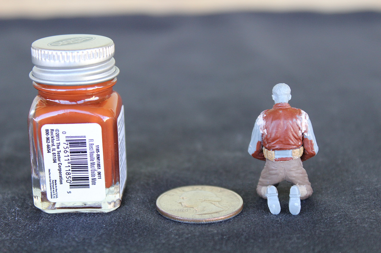 Flat Rust 1/4 oz Hobby and Model Enamel Paint 1185tt pictures by