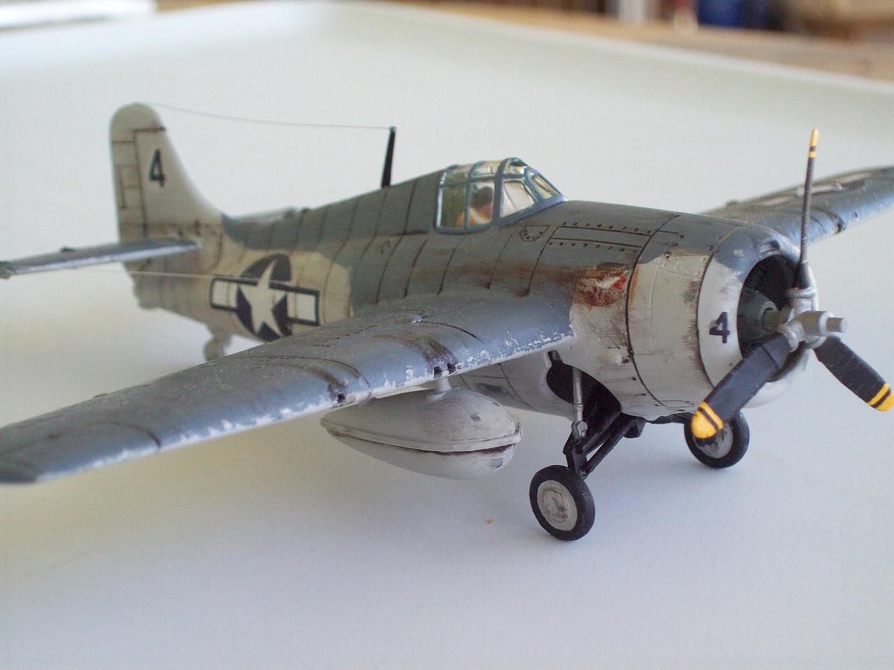 US Navy F4F-4 Wildcat -- Plastic Model Airplane Kit -- 1/72 Scale ...