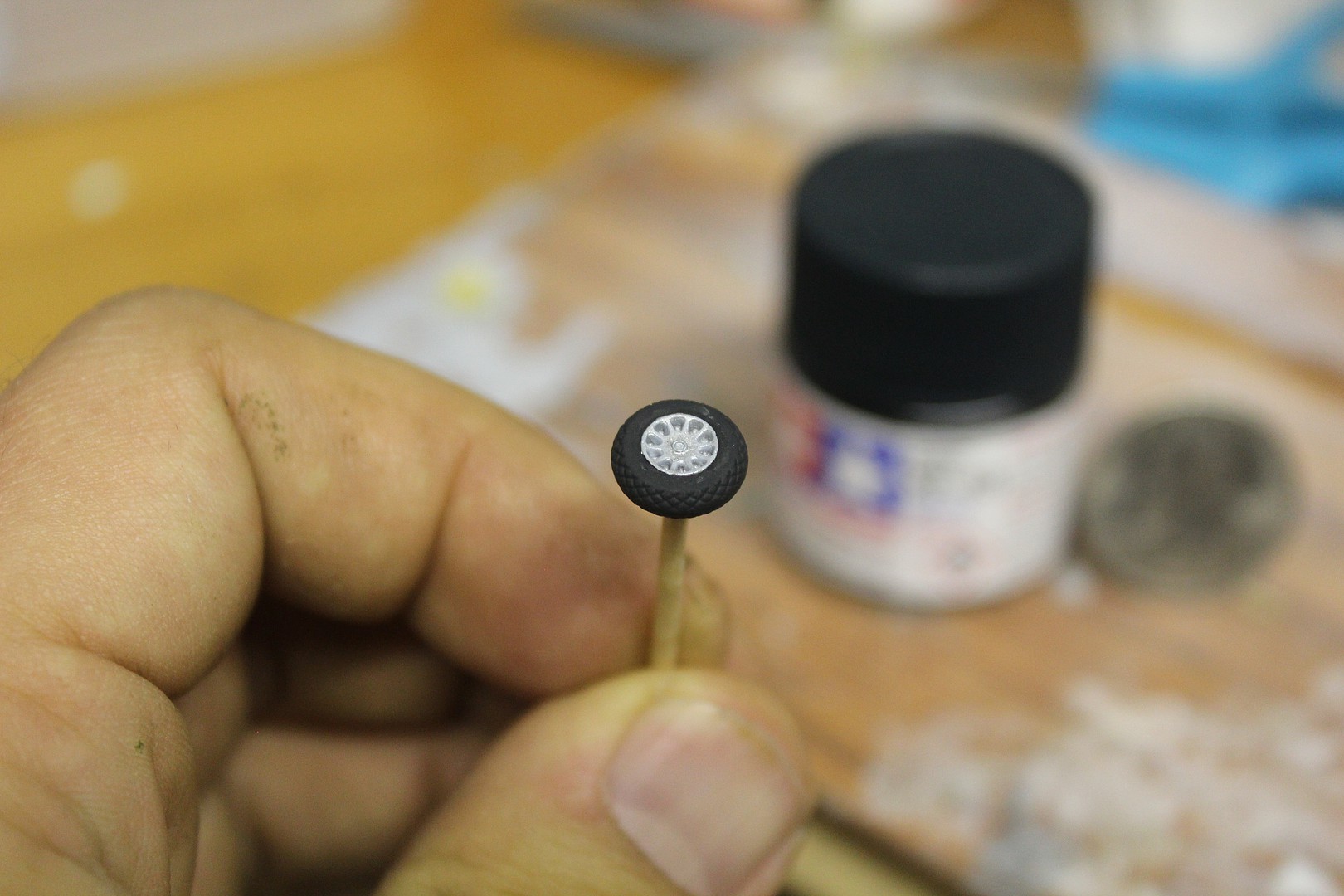 Snelkoppelingen wang Tijdens ~ Tamiya Acrylic Mini XF85 Rubber Black 10ml Bottle Hobby and Model Acrylic  Paint #81785
