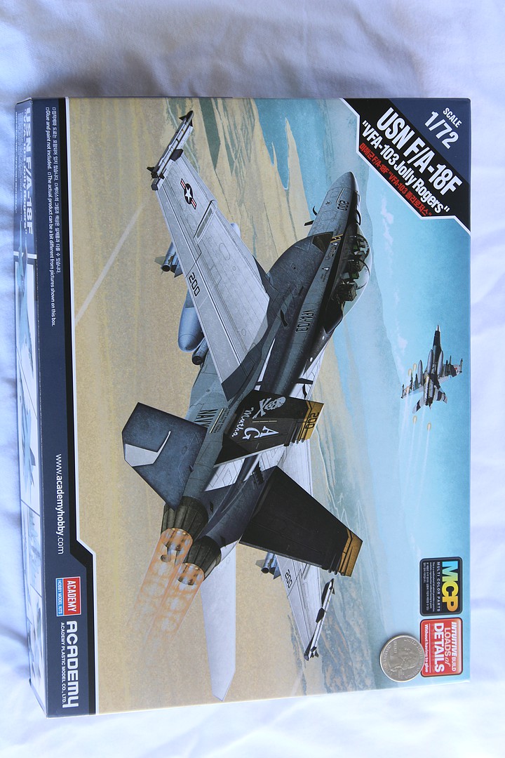 Academy 1/72 F/a-18f USN Vfa-103 Jolly Rogers Model Kit 12535 Acy12535 for sale online 