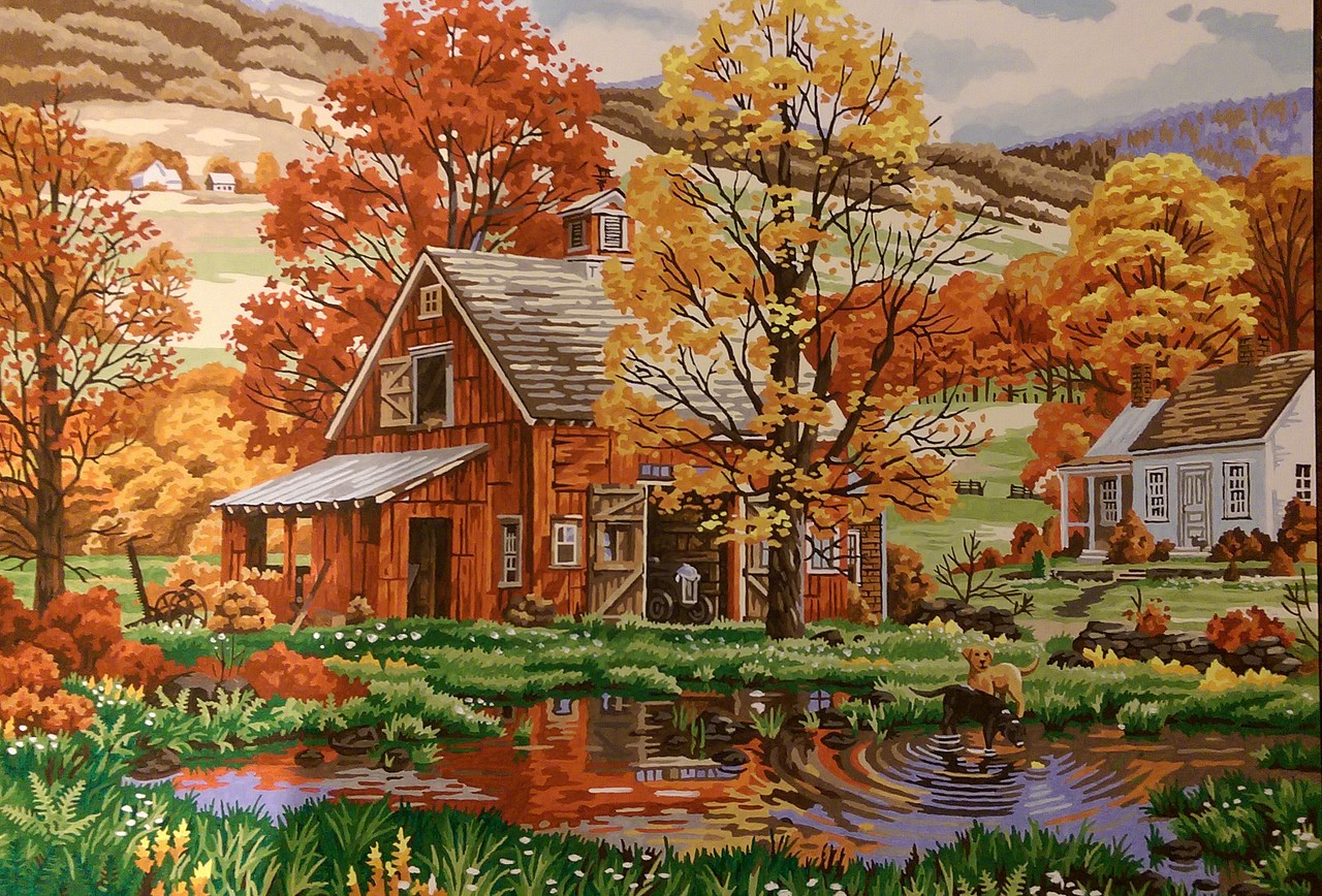 Friends of Autumn -- Paint By Number Kit -- #91475 pictures by ...