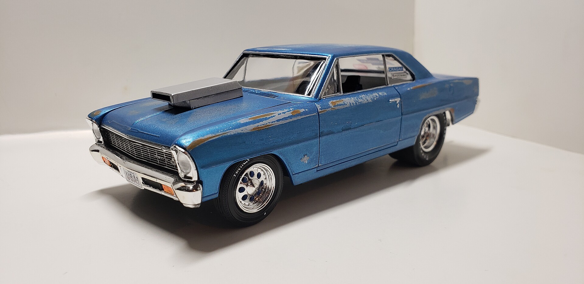 1966 Chevy Nova Pro Street Plastic Model Car Kit 125 Scale 636 Pictures By 8437