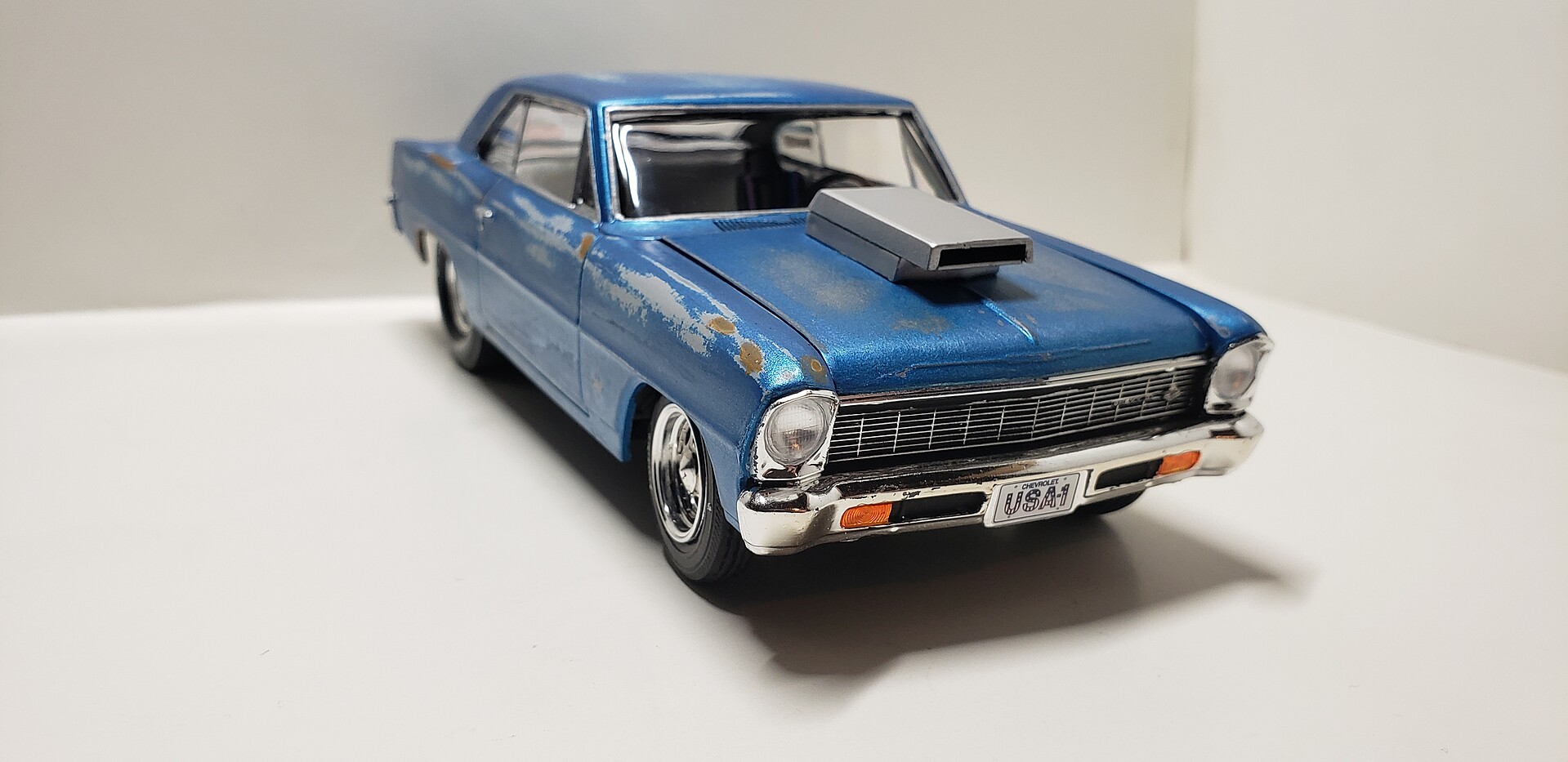 1966 Chevy Nova Pro Street Plastic Model Car Kit 125 Scale 636 Pictures By 3498