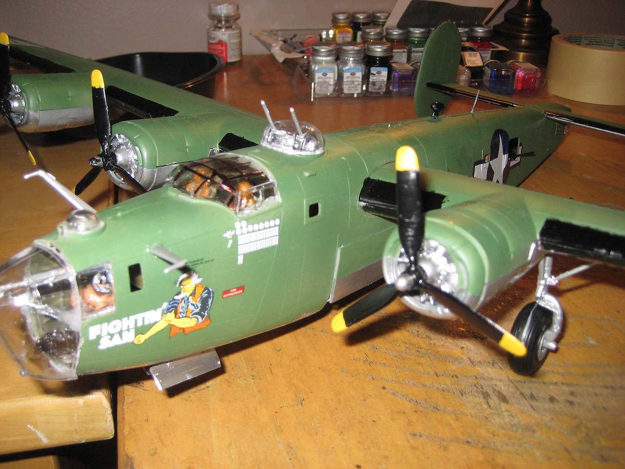 B-24D Liberator -- Plastic Model Airplane Kit -- 1/48 Scale -- #855625 ...