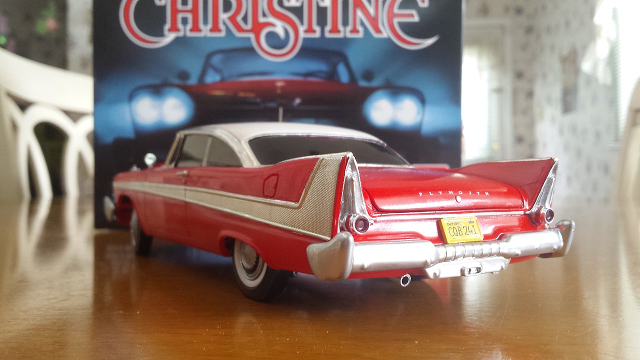 1958 Plymouth Christine Car (Red) Plastic Model Car Kit 1/25
