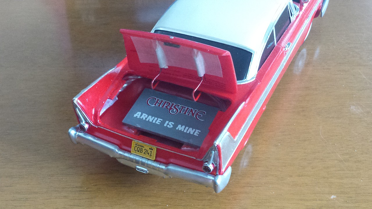 1958 Plymouth Christine Car (Red) Plastic Model Car Kit 1/25