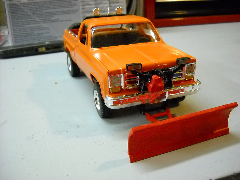 Gmc Pickup With Snow Plow Plastic Model Truck Kit 124 Scale 857222 Pictures By Jim 1366