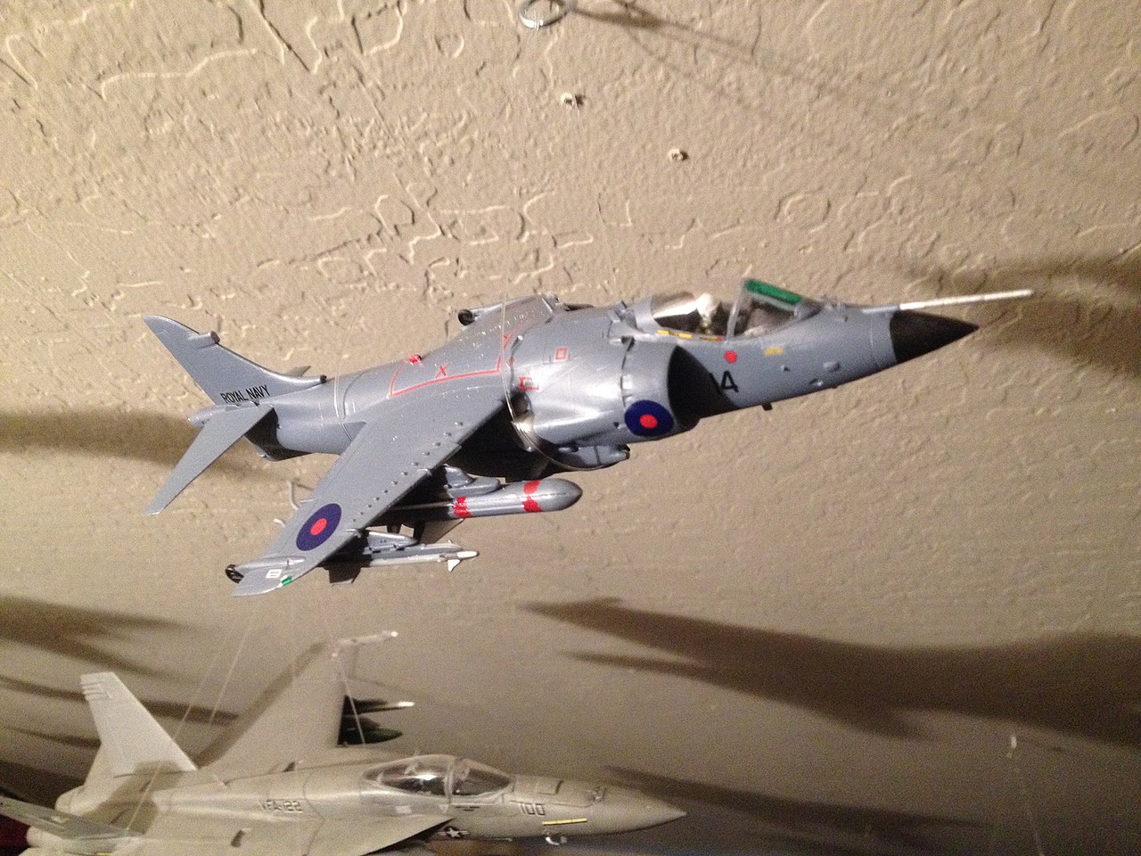 Sea Harrier Frs Mk1 Plastic Model Airplane Kit 172 Scale