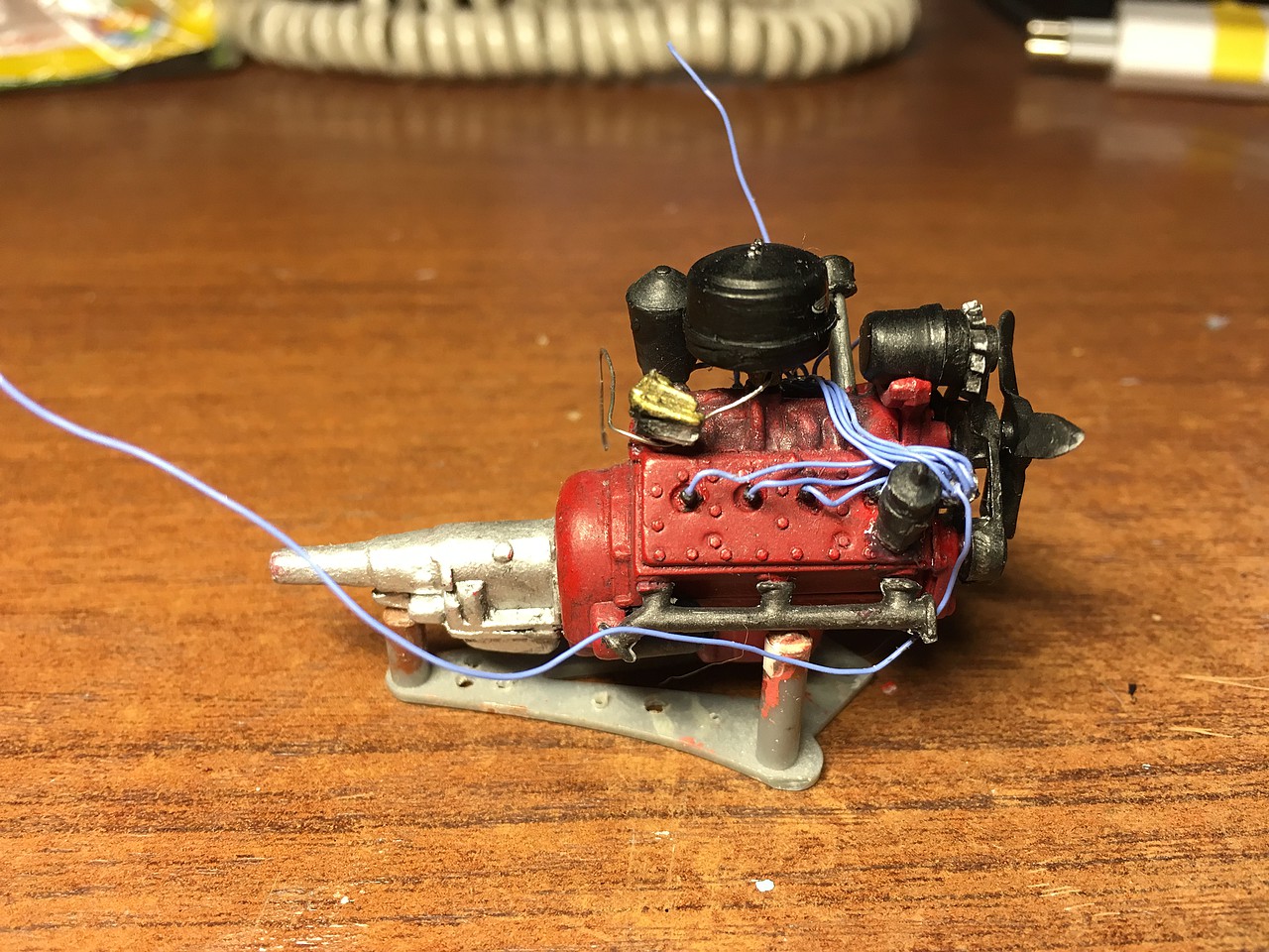 Wired Distributor Standard Light Blue Plastic Model Accessory Kit