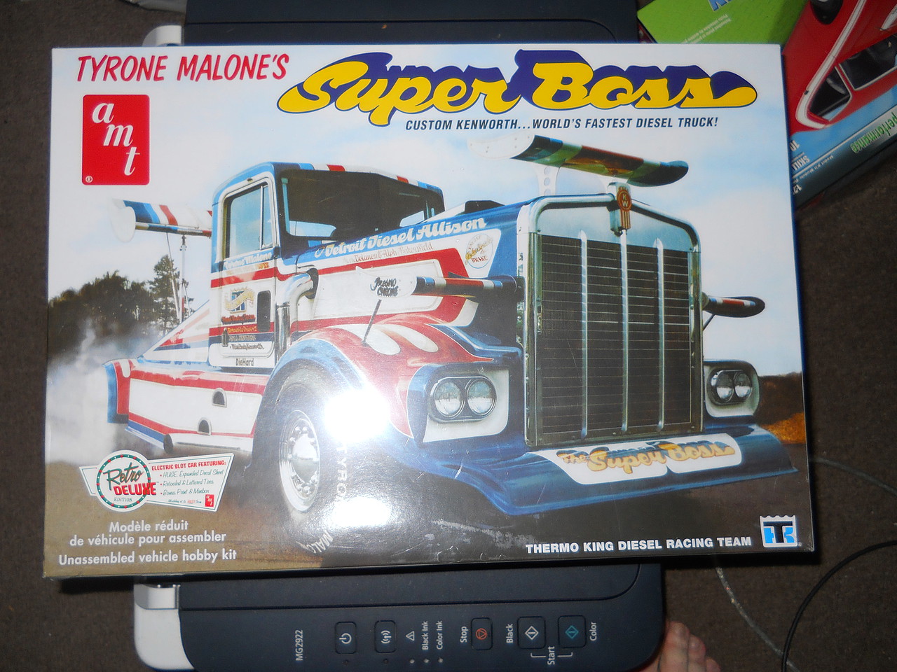 T Malone Kenworth Super Boss Drag Truck -- Plastic Model Truck Kit -- 1 ...