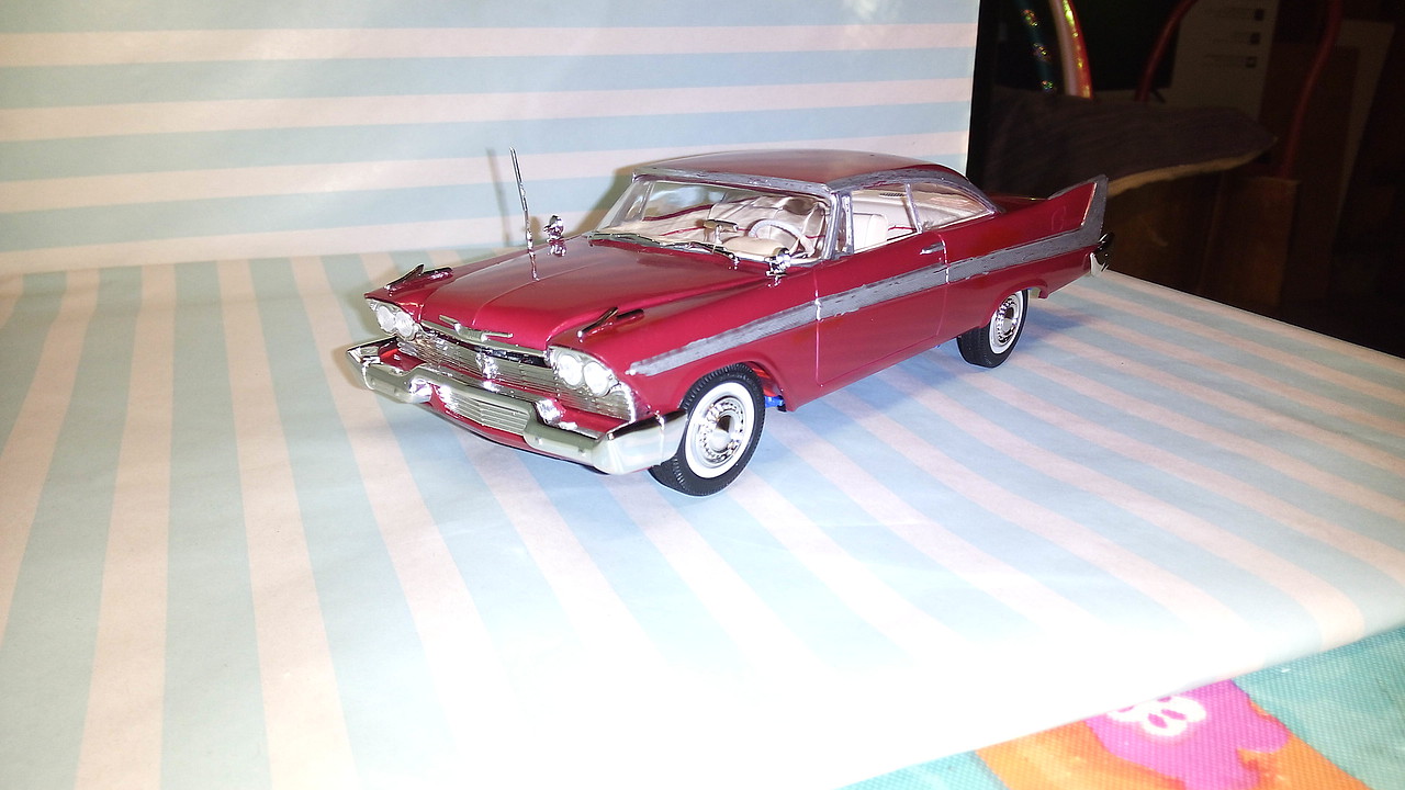 AMT Christine 1958 Plymouth Belvedere (Red) 1:25 Scale Model Kit