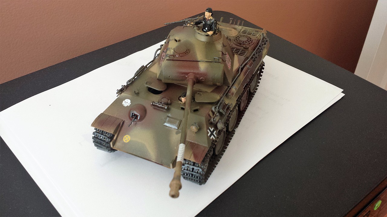 Ua35001 техника и вооружение german medium tank e 50 panther ii 1 35