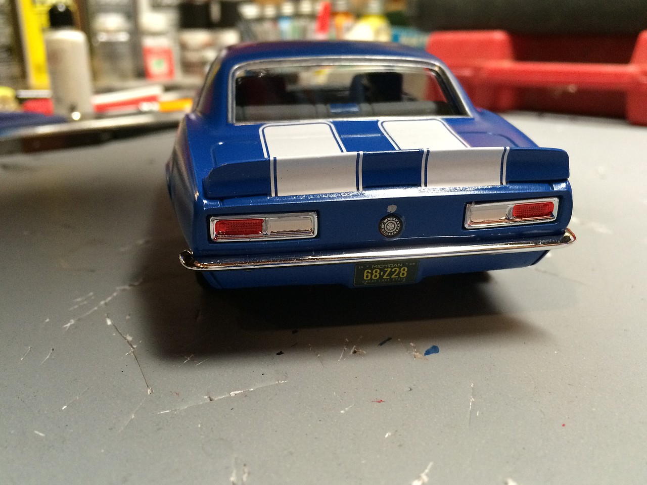 Revell 1969 Camaro Z/28 Rally Rims and Tire Wheel Set 1/25 Scale 
