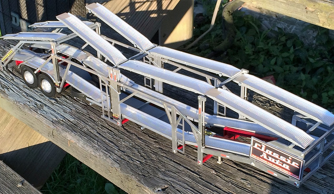 Auto Transport Trailer Plastic Model Trailer Kit 1/25 Scale