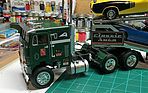 White Freightliner Dual Drive Tractor