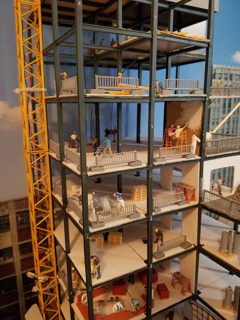 Ho scale store skyscraper kits