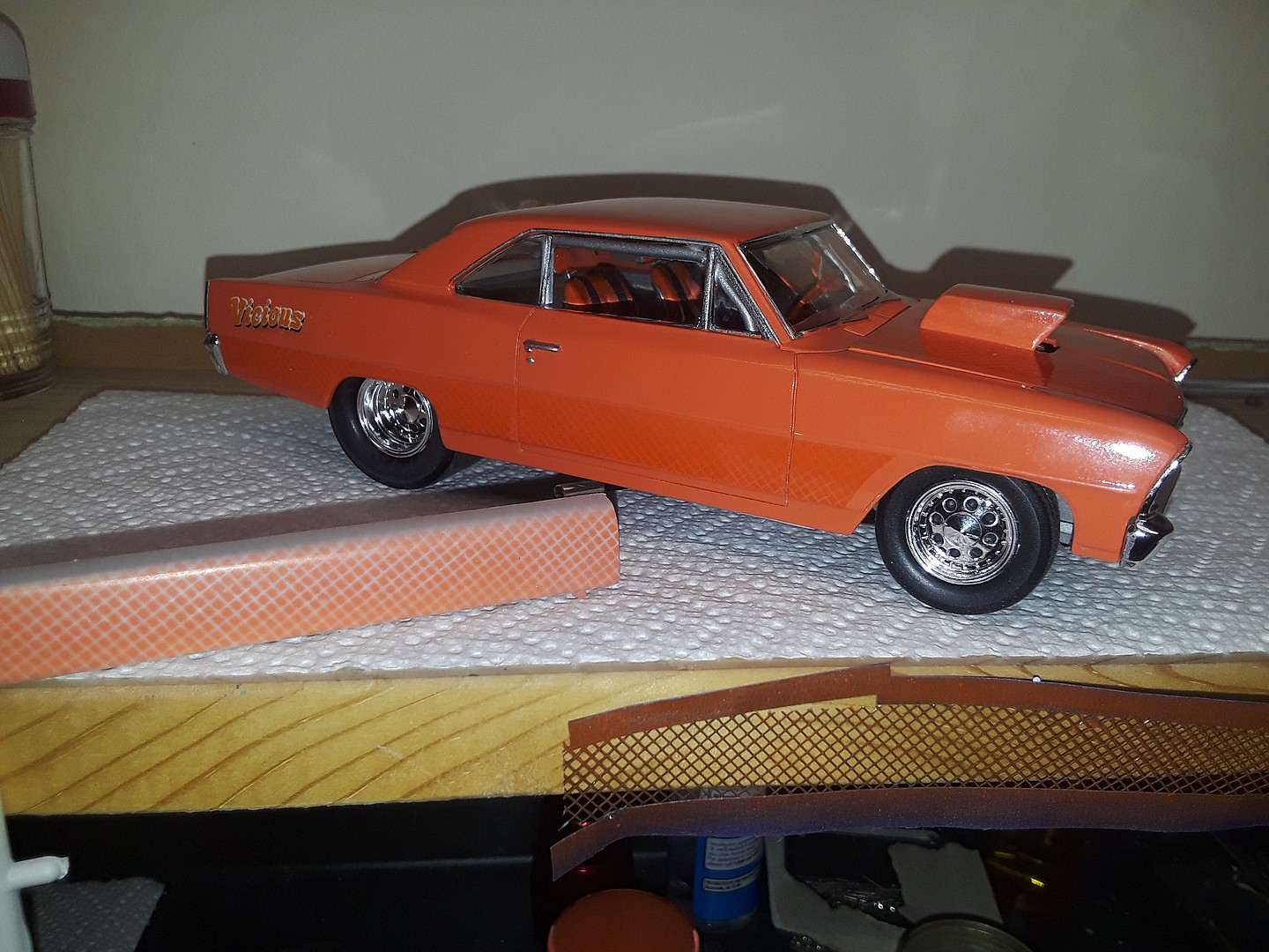 1966 Chevy Nova Pro Street Plastic Model Car Kit 125 Scale 636 Pictures By Irishrover 4042