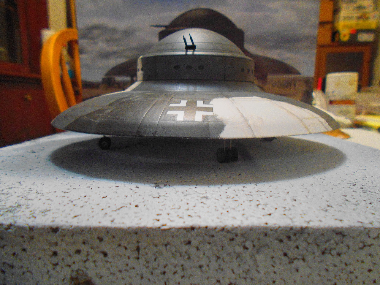 Haunebu II German WWII UFO Saucer Kit -- Science Fiction Plastic Model ...