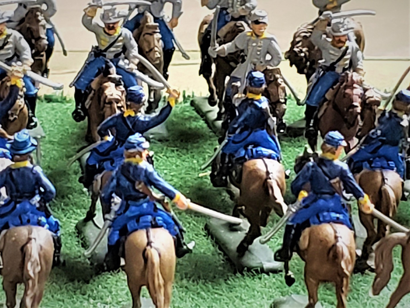 Union Cavalry Cavalleria Unione 1:72 Figure Plastic Model Kit ITALERI 