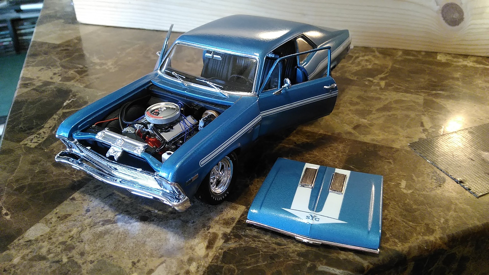 chevy nova model car kit