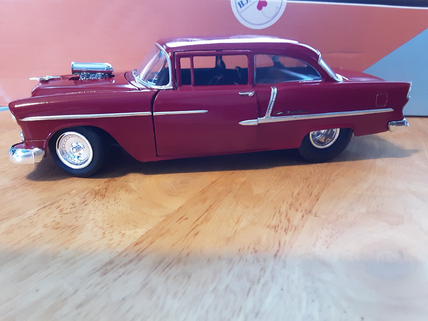 1955 Chevy Bel Air Sedan Plastic Model Car Kit 125 Scale 1119 Pictures By Tom S 