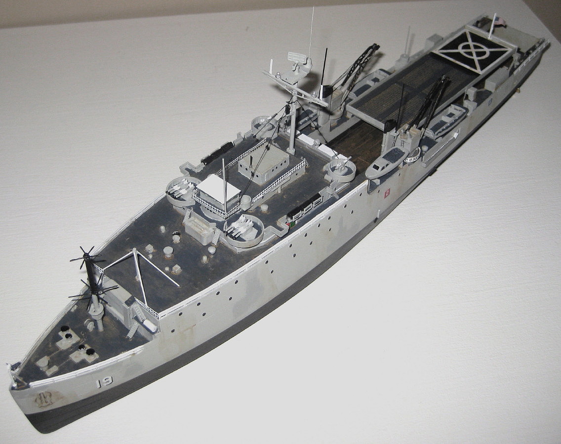 Amphibious Transport Landing Ship Boat -- Plastic Model Military Ship ...