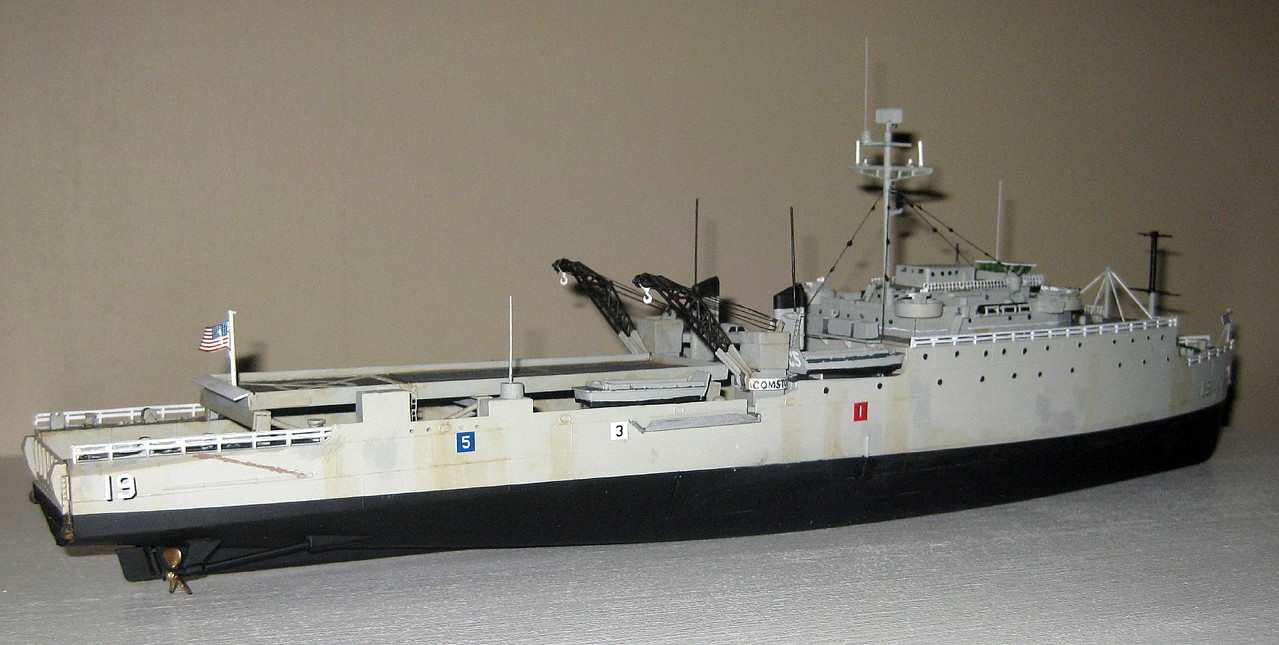 Lindberg Amphibious Transport Landing Ship Boat Plastic Model Military ...