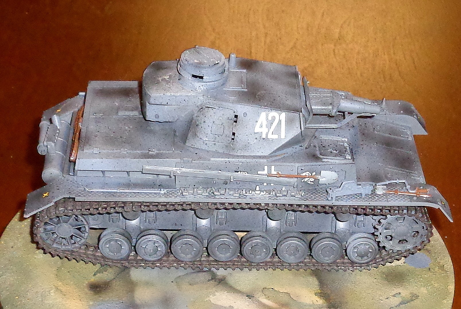 German PZKPFW IV AUSF D Tank -- Plastic Model Military Vehicle Kit -- 1 ...